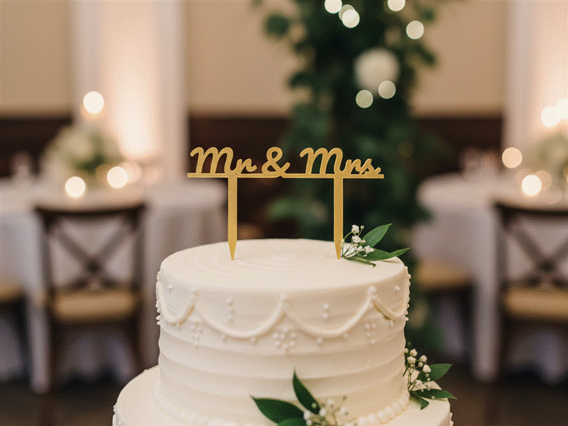 Cake Topper — printed example