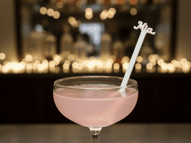 Drink Stirrer Studio — printed example