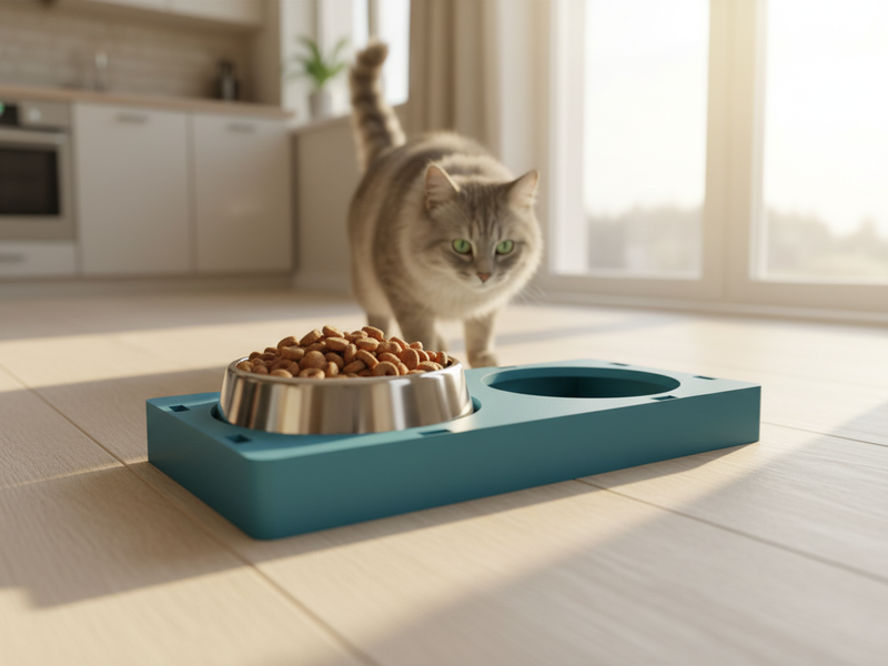 Pet Bowl Stand — printed example