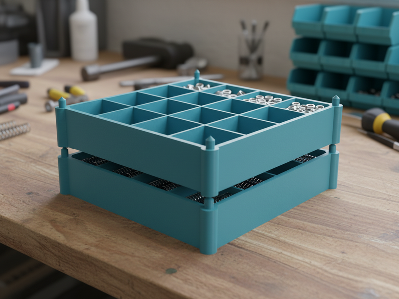 Stacking Bins — printed example